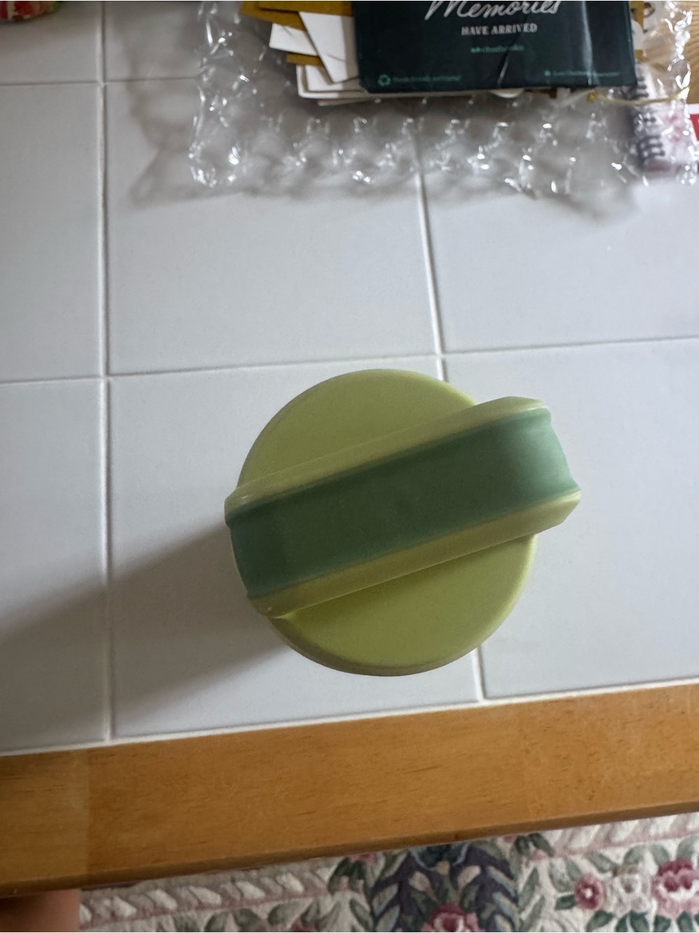 Green Stainless Water Bottle - Light Lime - Picture 5 of 6